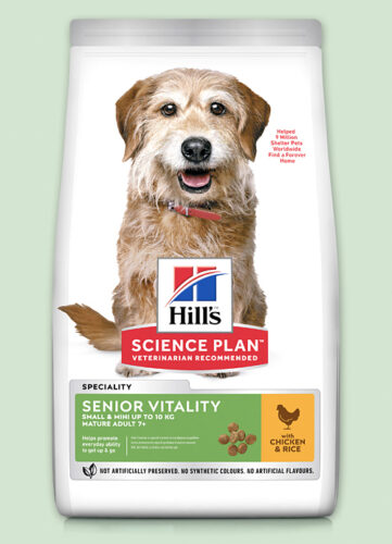 ПОВСЕДНЕВНЫЙ РАЦИОН ДЛЯ СОБАК МЕЛКИХ И МИНИАТЮРНЫХ ПОРОД (ВЕСОМ МЕНЕЕ 10 КГ) В ВОЗРАСТЕ СТАРШЕ 7 ЛЕТ, ПРЕДПОЧИТАЮЩИХ ГРАНУЛЫ МАЛЕНЬКОГО РАЗМЕРА