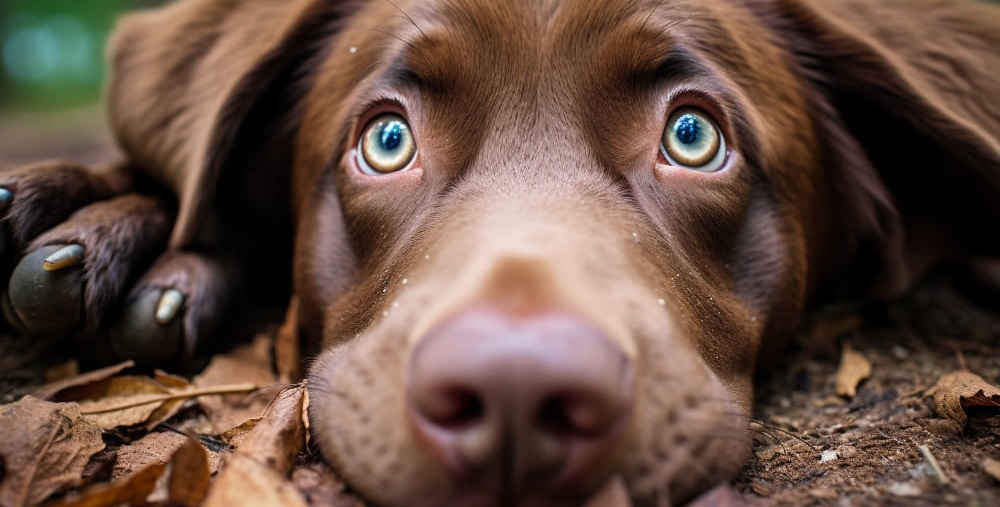 У собаки слезятся глаза У собаки слезятся глаза